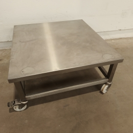 Mobile s/s table - 85x90x41 cm 